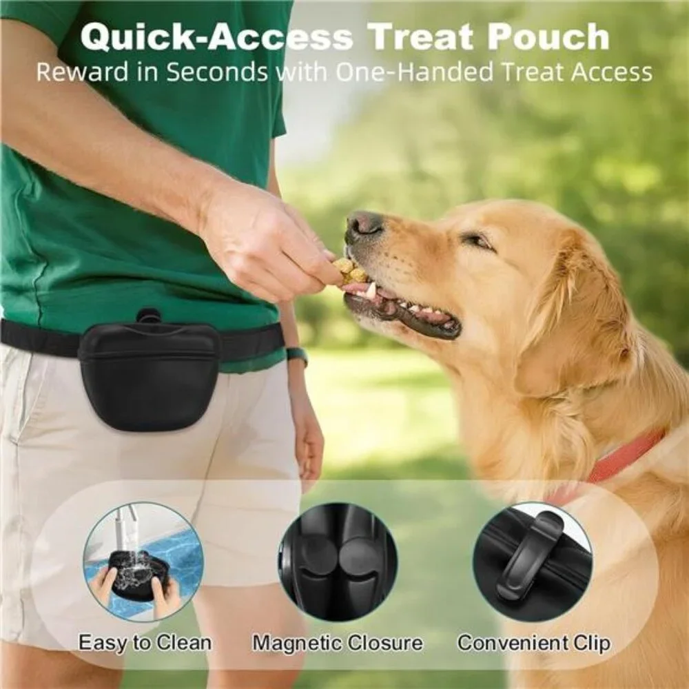 Dog Training Kit - Treat Pouch, Pet Training Fanny Pack, 2 Puppy